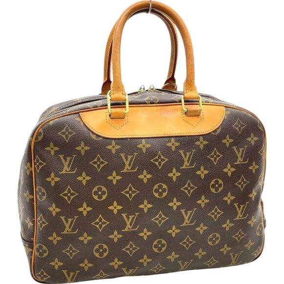 857310BH (L4) Louis Vuitton Hand Bag Brown Monogram - Picture 3 of 13